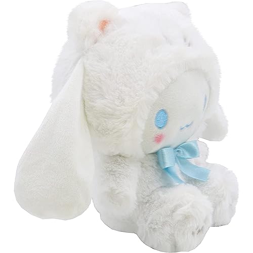 Kawaii Cartoon White Bear Soft Plush Doll for Girls and Kids ((White Bear-8in)), Cute Stuffed Animals Toy Gift for Birth