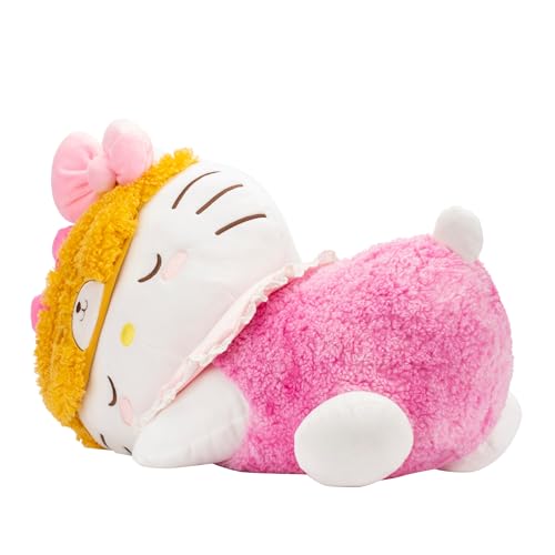 Hello Kitty 18-inch Sleeping Plush for Girls and Adults as Bed Companion and Comfort Toy