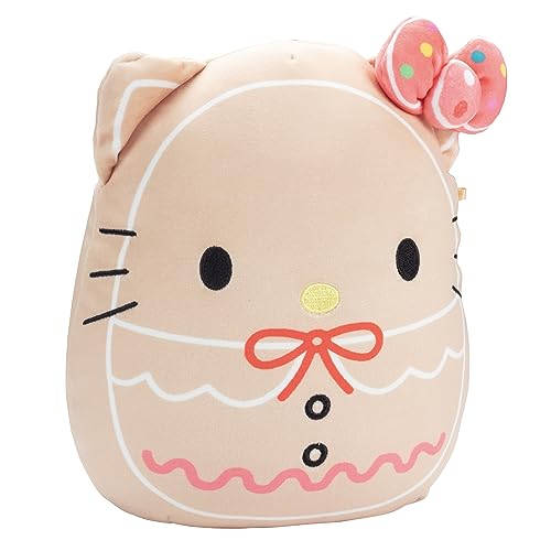Squishmallows Original Hello Kitty Cookie 8-Inch Soft & Squishy Plush Toy - Gift for Kids - Bedroom Decoration - Officia