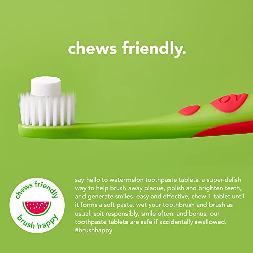 Eco-Friendly Hello Kids Watermelon Travel Toothpaste for Kids, TSA Compliant & Plastic-Free
| Natural Watermelon Flavor