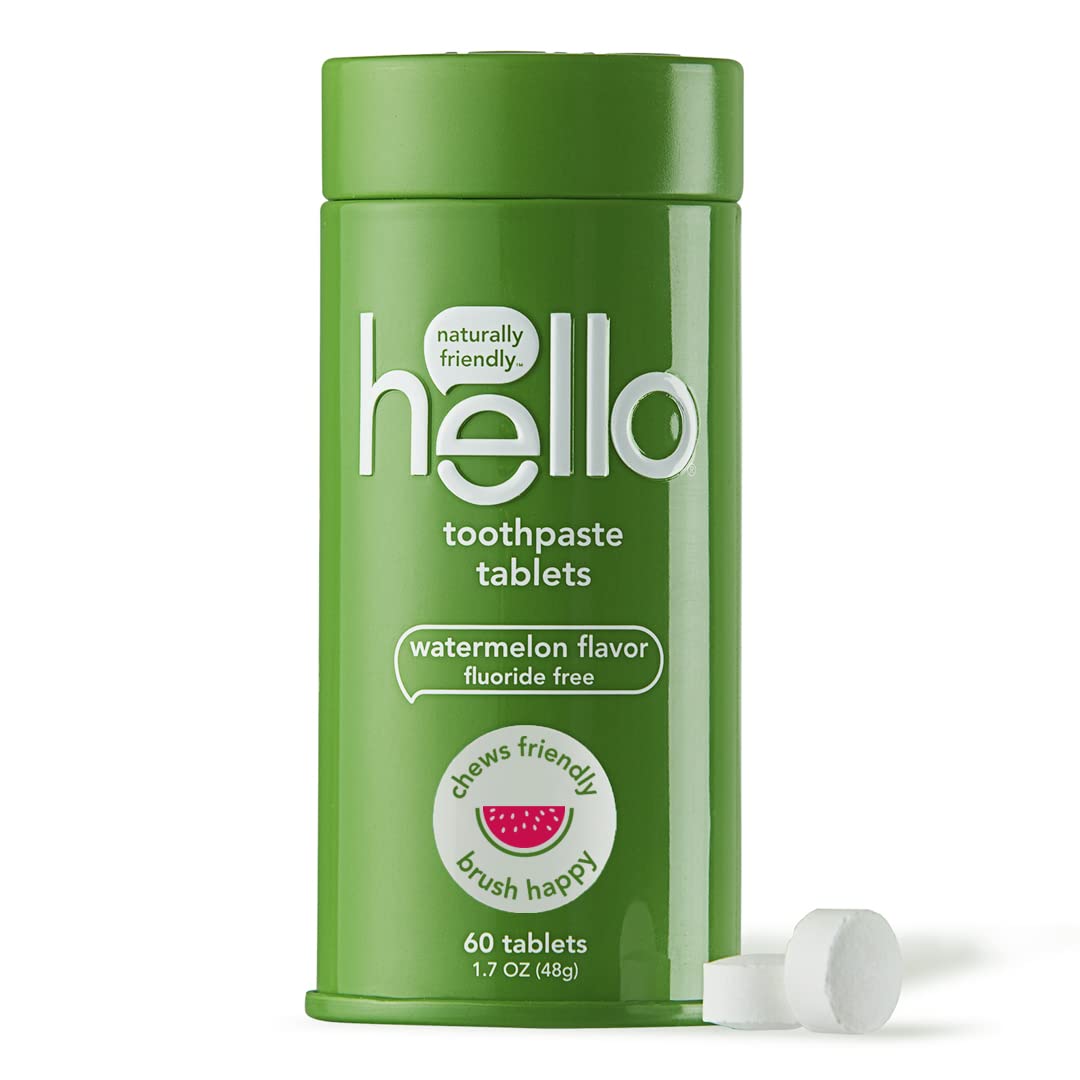 Eco-Friendly Hello Kids Watermelon Travel Toothpaste for Kids, TSA Compliant & Plastic-Free
| Natural Watermelon Flavor