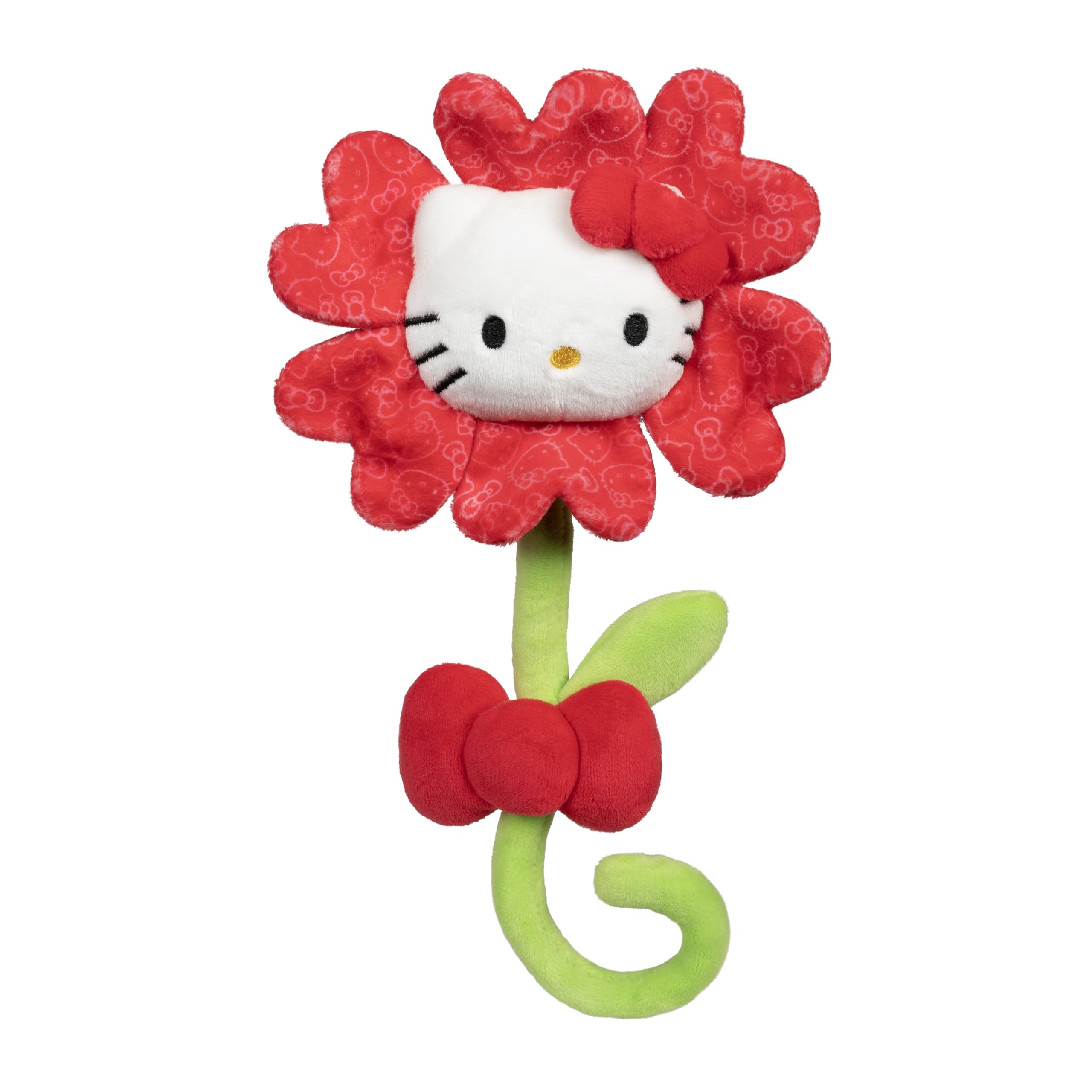 Hello Kitty 14-inch Red Plush Special Occasion Flower - Giftable Packaging - Ages 6+ - Jazwares - Flower with Bendable S